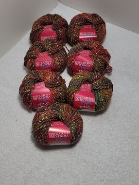 Filatura Di Crosa Fancy Tempo Color# 3 , Lot# 97077 Earthy Tones  7 Balls NWT